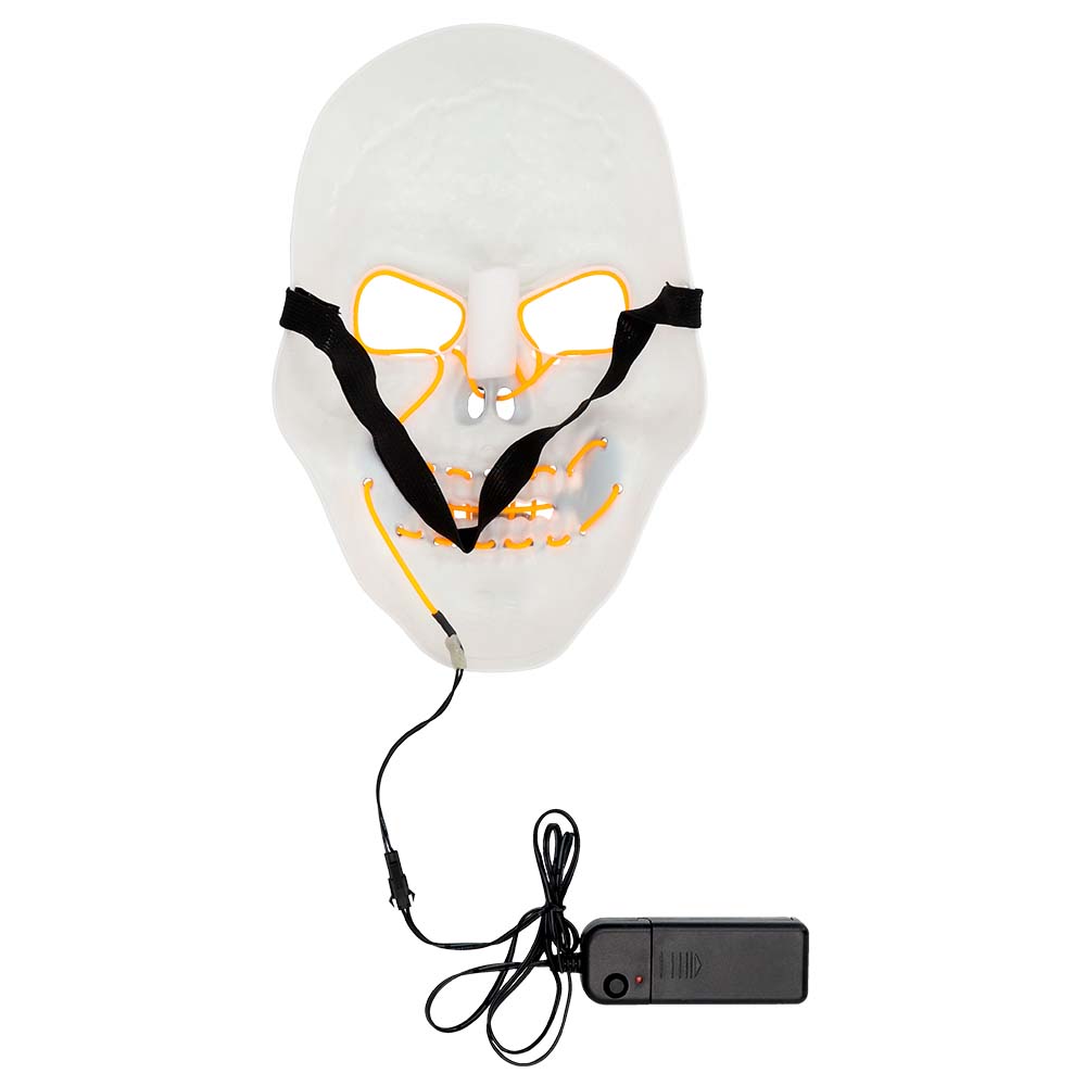 Masque Crâne Lumineux LED - 3 Modes de Lumière