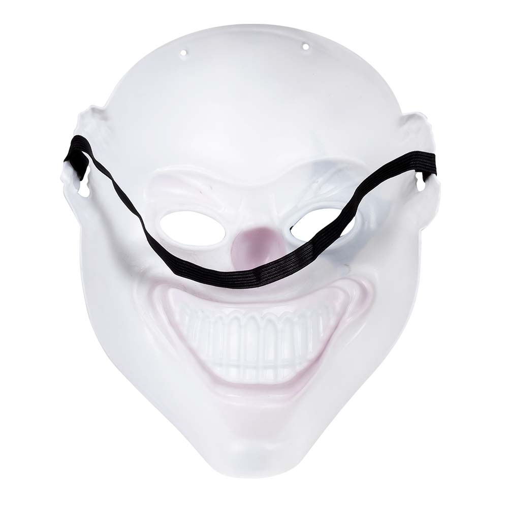 Masque Clown Terrifying Blanc et Rouge - Déguisement Adulte