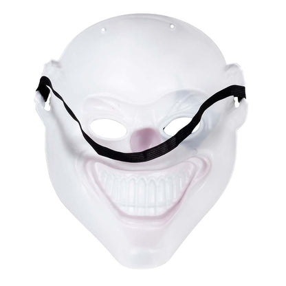 Masque Clown Terrifying Blanc et Rouge - Déguisement Adulte