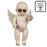 Bébé Ange Démon avec Yeux LED Rouges - Figurine Effrayante