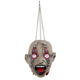 Tête Zombie Sanglante Suspendue - Décoration Halloween Horrifique