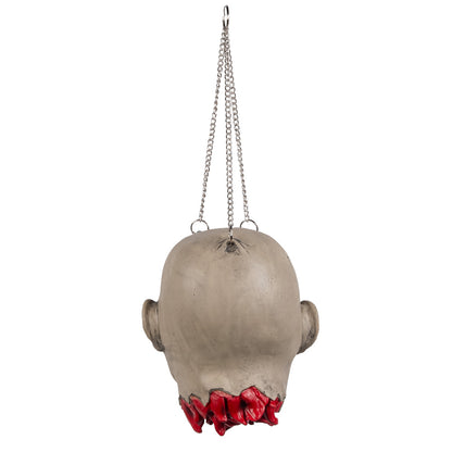 Tête Zombie Sanglante Suspendue - Décoration Halloween Horrifique