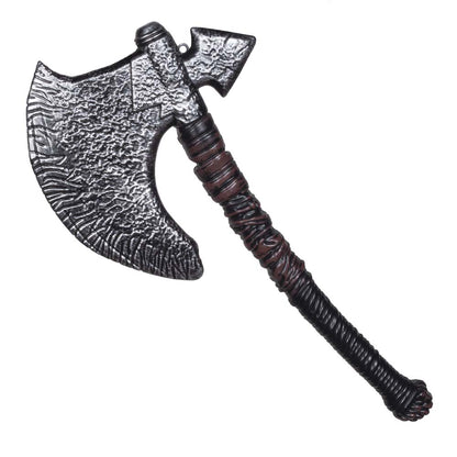 Hache Médiévale Viking avec Manche Cuir - Accessoire Guerrier