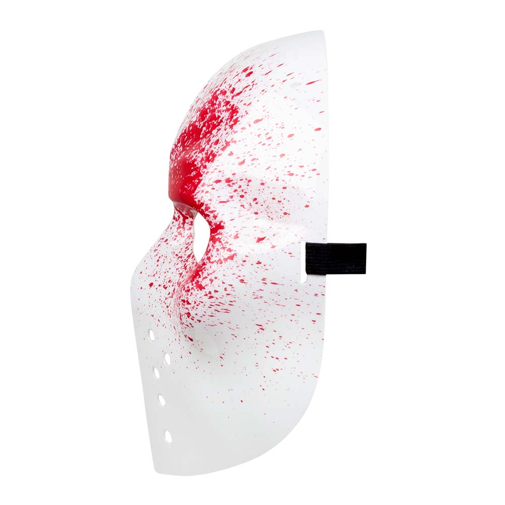 Masque Blanc Spray Sanguin Halloween - Déguisement Terrifiante