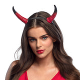 Cornes de Démon Rouge et Noir - Accessoire Déguisement