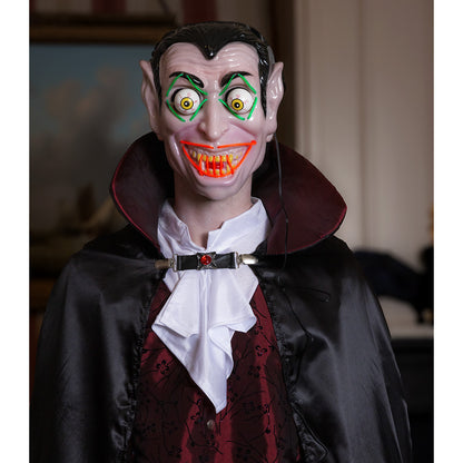 Masque LED Vampire Luminescent 3 Modes - Déguisement Adulte