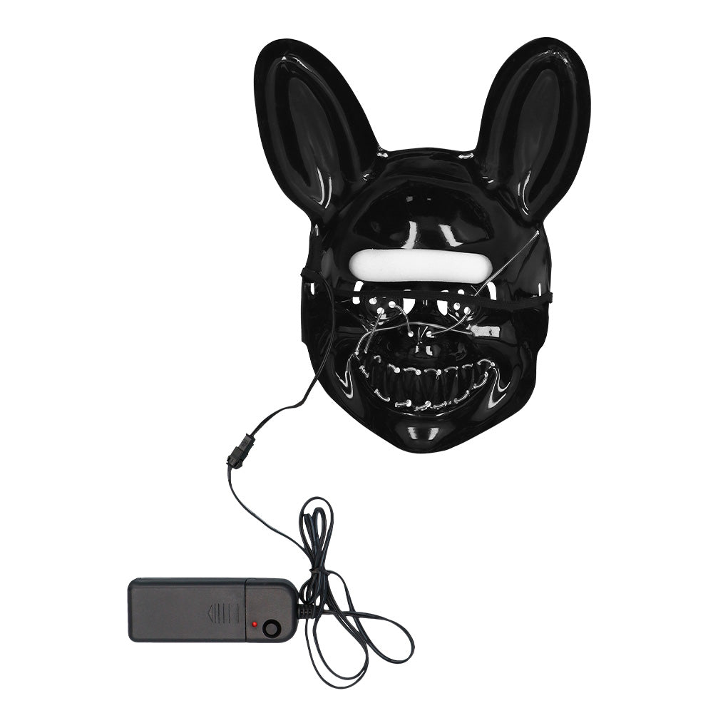 Masque Lapin Lumineux LED - Déguisement Halloween Animé