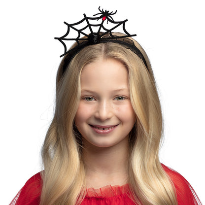 Serre-tête Cornes Diable Maille Rouge Halloween - 3 Designs