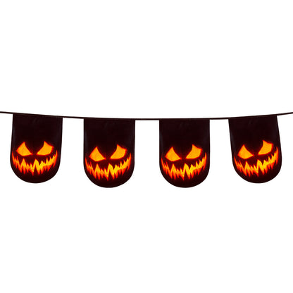 Guirlande Halloween Citrouille Terrifiante Jack-O'-Lantern