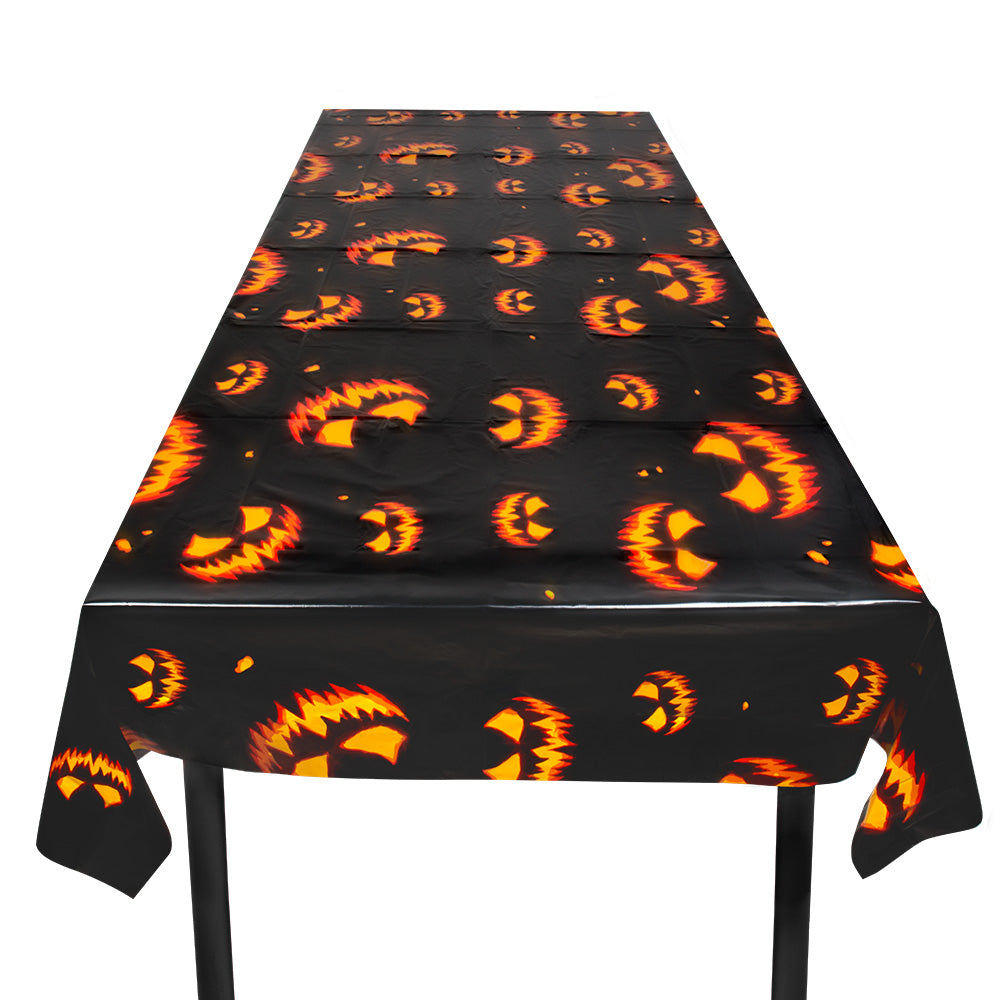 Nappe Halloween Citrouilles Terrifiantes 120x180 cm