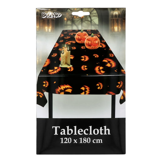 Nappe Halloween Citrouilles Terrifiantes 120x180 cm