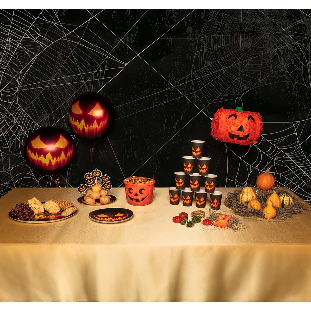 Piques Citrouille Halloween Lumineux - 12 Toothpicks Jack O'Lantern