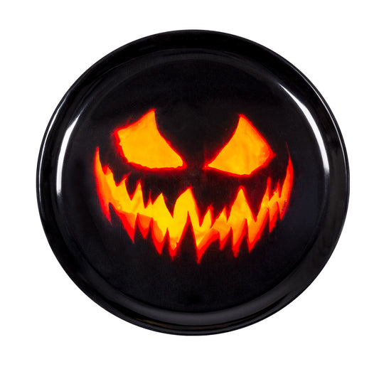 Plateau de Présentation Halloween Jack O'Lantern LED Noir