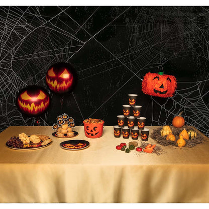 Plateau de Présentation Halloween Jack O'Lantern LED Noir