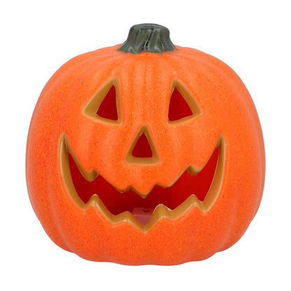 Citrouille Halloween LED Verte - Décoration Lumineuse Jack O'Lantern