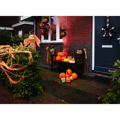 Citrouille Halloween LED Verte - Décoration Lumineuse Jack O'Lantern