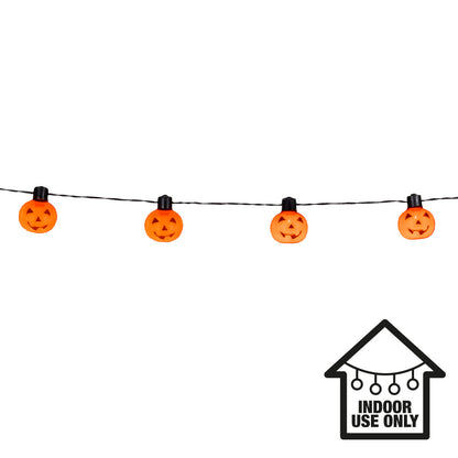 Guirlande LED Halloween Citrouilles Souriantes 175cm
