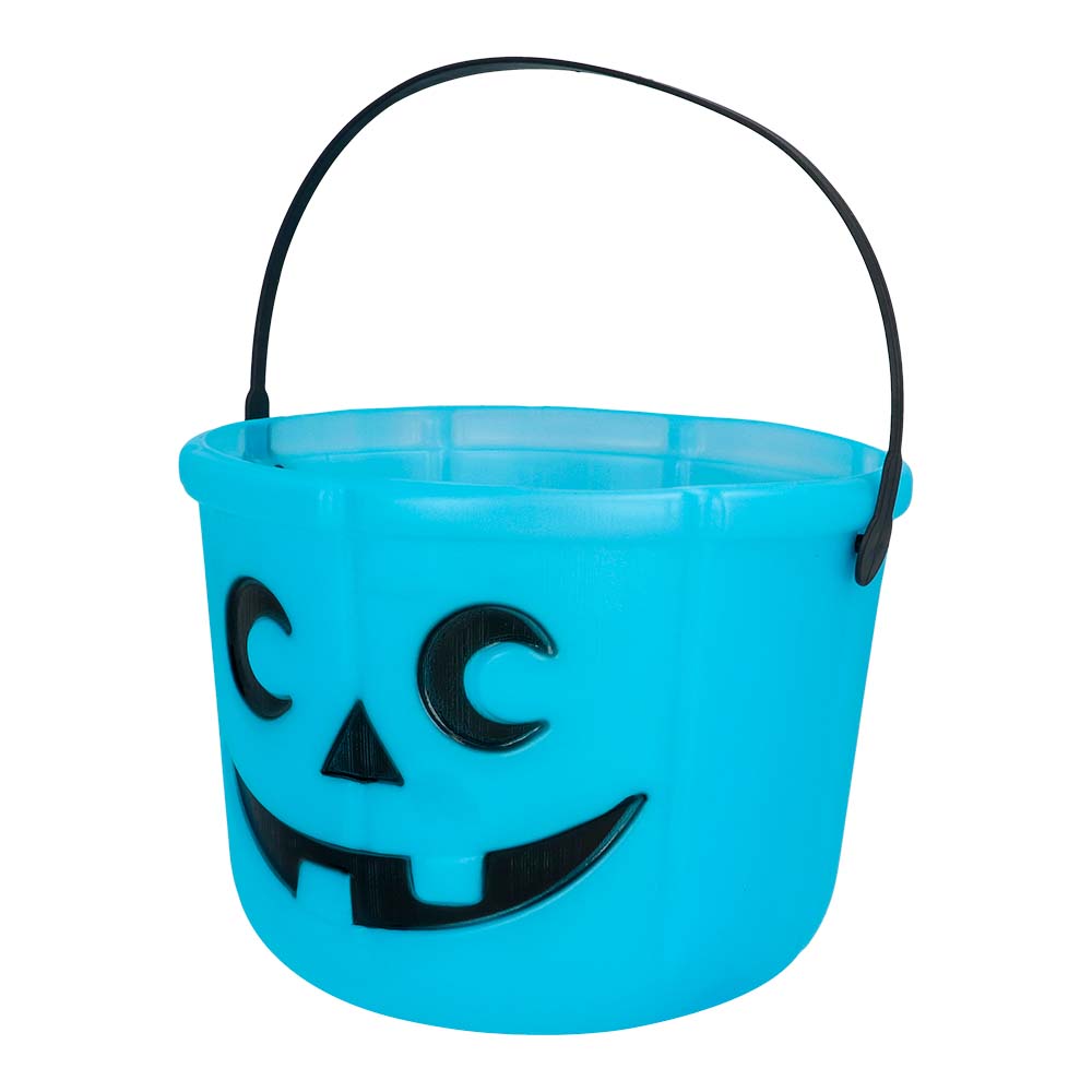 Seaux Citrouille Halloween 4 Couleurs Fluo - Bonbons & Friandises