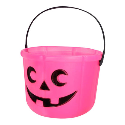 Seaux Citrouille Halloween 4 Couleurs Fluo - Bonbons & Friandises