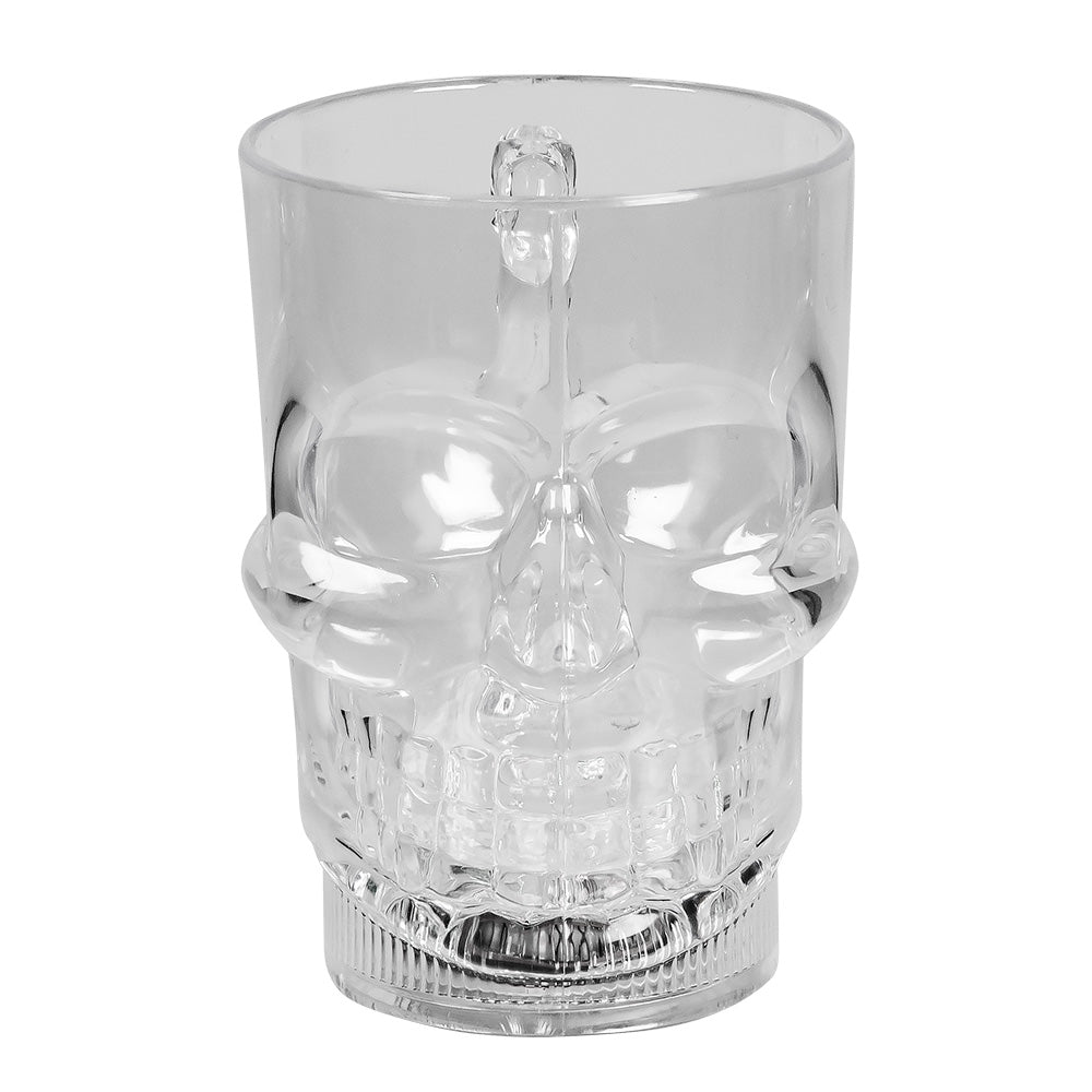 Chope Crâne Lumineuse LED - Verre Party Skull
