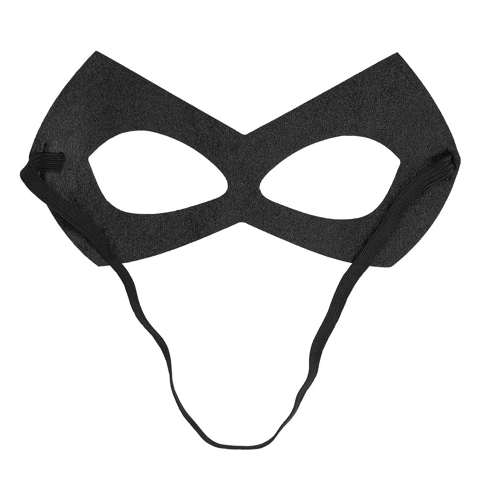 Masque et Serre-tête Arlequin noir et rouge - Déguisement