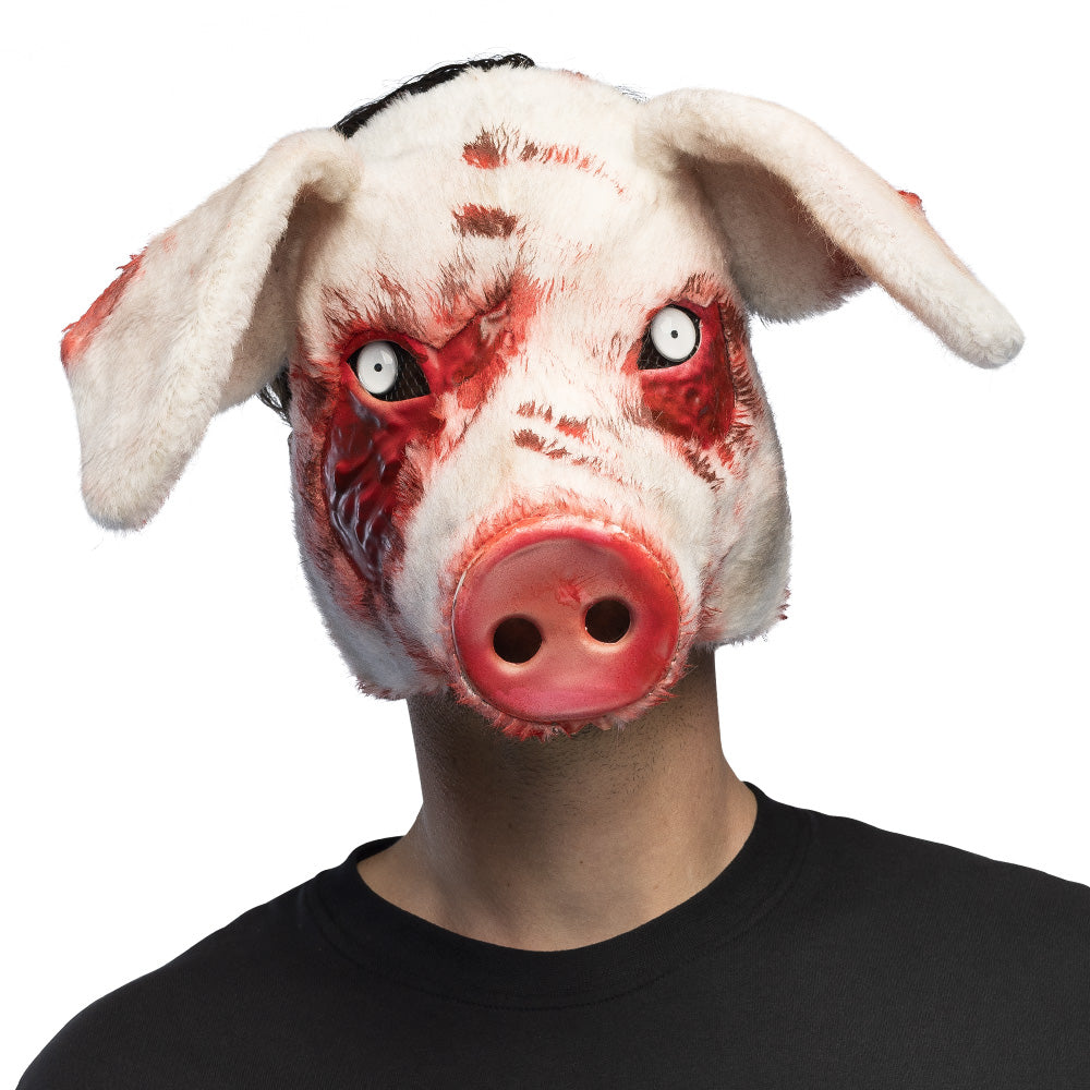 Masque Cochon Sanglant Réaliste - Déguisement Halloween