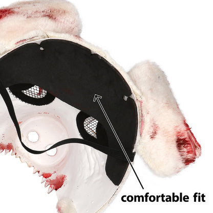 Masque Cochon Sanglant Réaliste - Déguisement Halloween