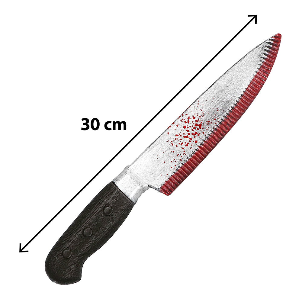 Couteau de Boucher Sanglant 30cm - Accessoire Halloween