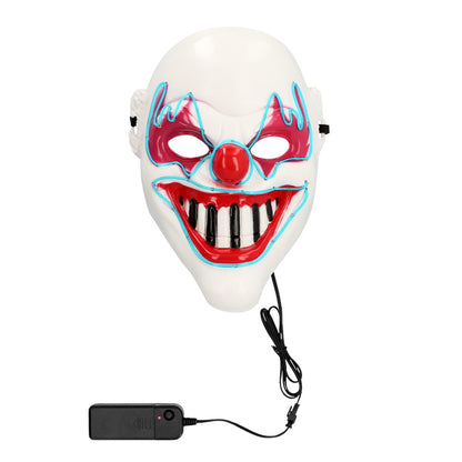Masque Clown Lumineux LED - 3 Modes d'Éclairage