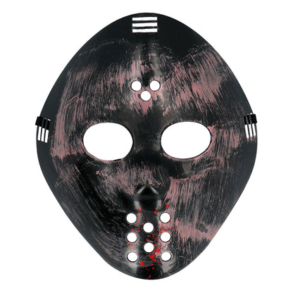 Masque Jason Hockey avec Machette Sanglante Halloween