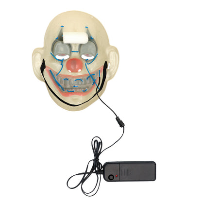 Masque LED Lumineux 3 Modes - Déguisement Halloween Adulte