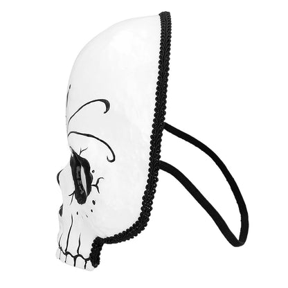Masque Crâne Blanc Dia de Muertos - Déguisement Halloween