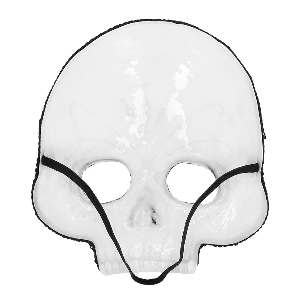 Masque Crâne Blanc Dia de Muertos - Déguisement Halloween