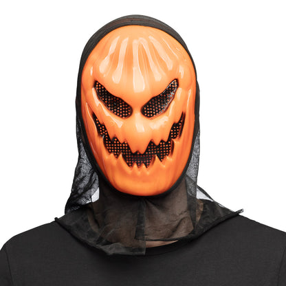 Masque Jack Skellington Halloween - Citrouille Orange avec Capuche