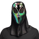 Masque Scream Holographique Rainbow LED - Déguisement Adulte