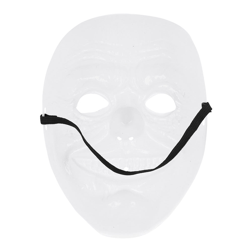 Masque de Clown Terrifying - Blanc Bleu Rouge avec Nez