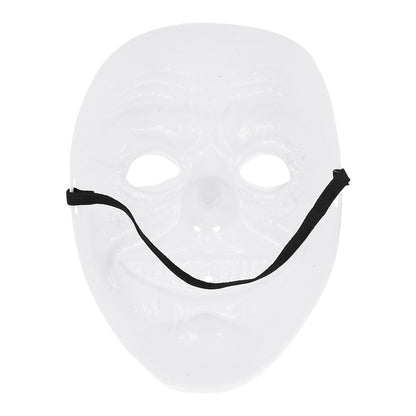 Masque de Clown Terrifying - Blanc Bleu Rouge avec Nez