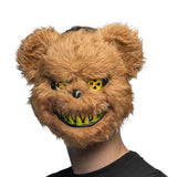 Masque Créature Marron Terrifiante Yeux Lumineux