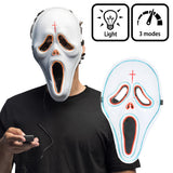 Masque Fantôme LED Luminescent 3 Modes - Halloween Scream