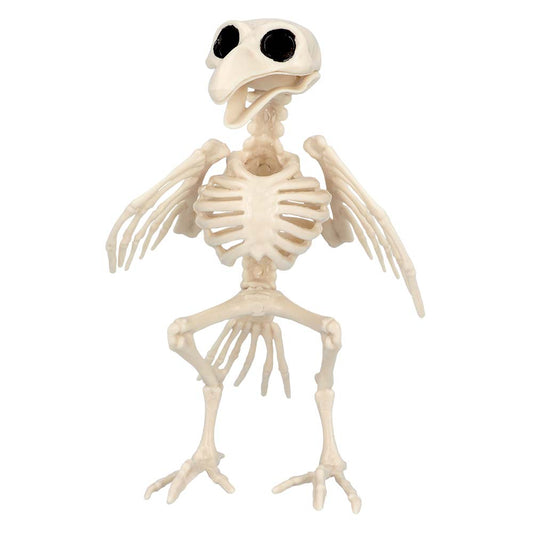 Squelette Oiseau Décoratif - Figurine Osseuse Halloween