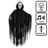 Faucheuse Squelette Lumineux Son Mouvement - Décoration Halloween