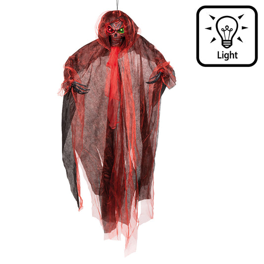 Décoration Halloween Squelette Lumineux - Spectre Suspendu LED
