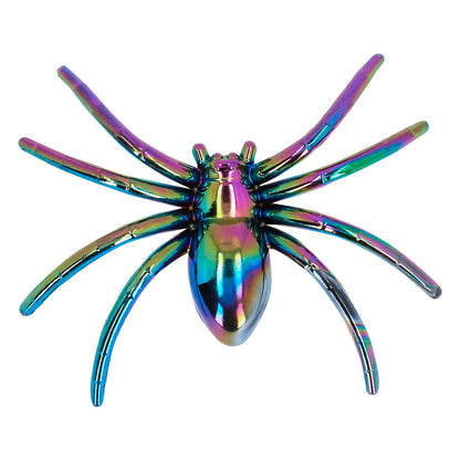 Araignées Iridescentes Décoration Halloween - Set de 6 Pièces