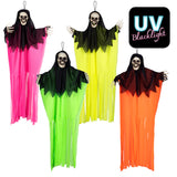 Décoration Squelette Phosphorescente UV Blacklight Halloween