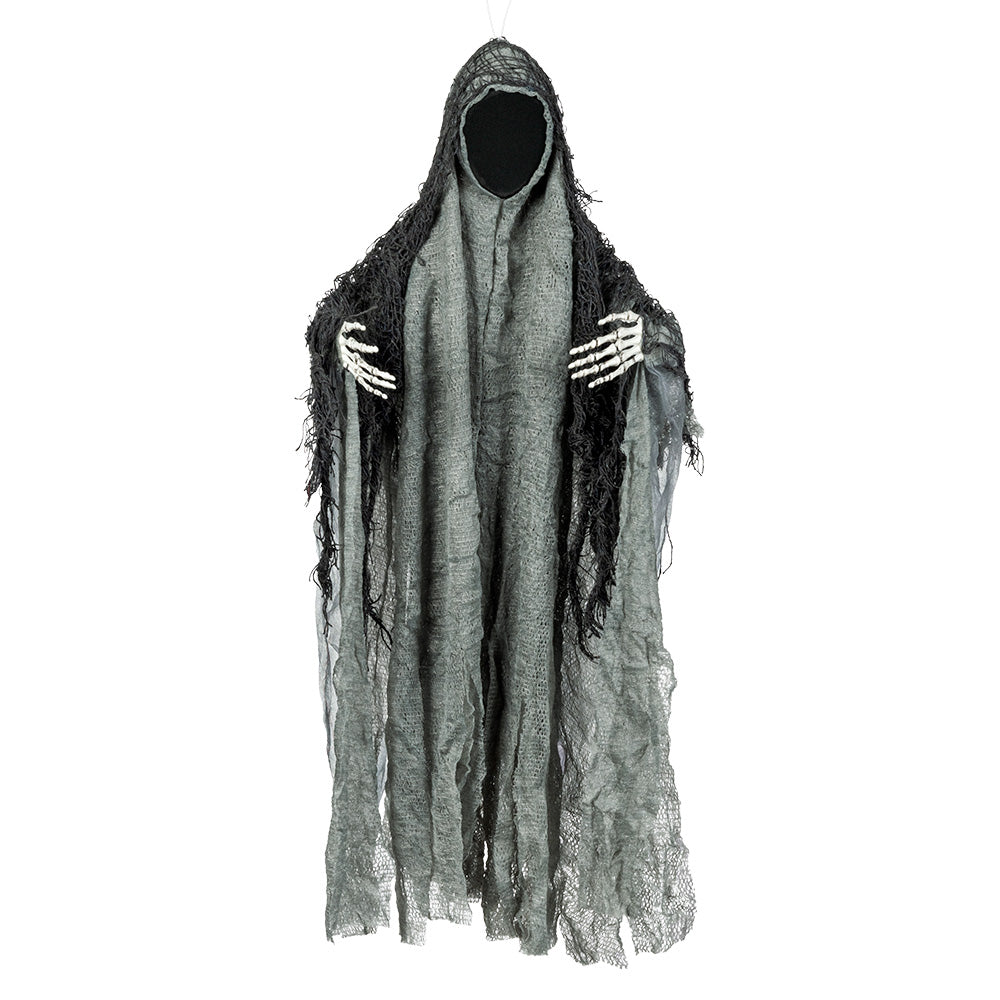 Déguisement Squelette Fantôme - Robe Grise Hantée Halloween
