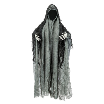 Déguisement Squelette Fantôme - Robe Grise Hantée Halloween