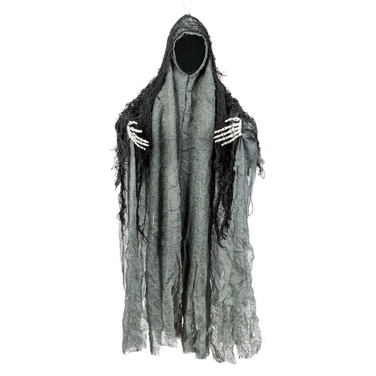 Déguisement Squelette Fantôme - Robe Grise Hantée Halloween