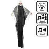 Fantôme Suspendu Lumineux et Sonore - Décoration Halloween