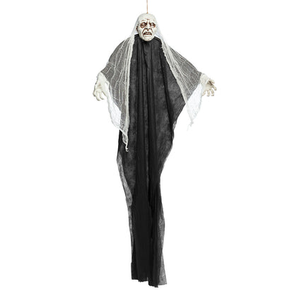 Fantôme Suspendu Lumineux et Sonore - Décoration Halloween