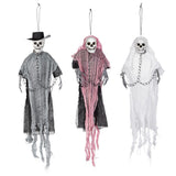 Squelette Pendu Halloween - Décoration Suspendue Chaînes